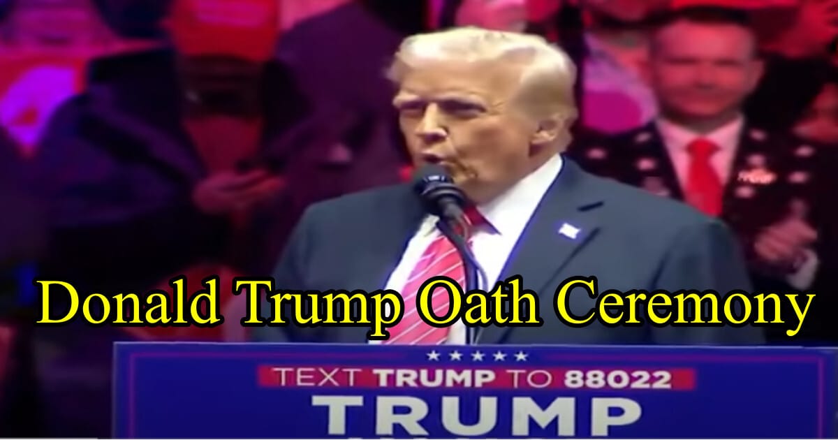 Donald Trump Oath Ceremony