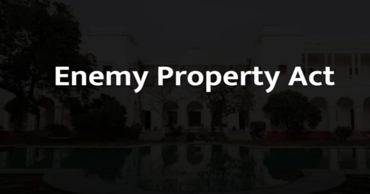 Enemy property act